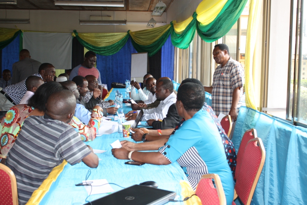 Group discussion during GRILI inception meeting