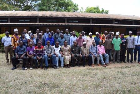 Group Photo for traditional healers with the Guest of honor Principal of the college